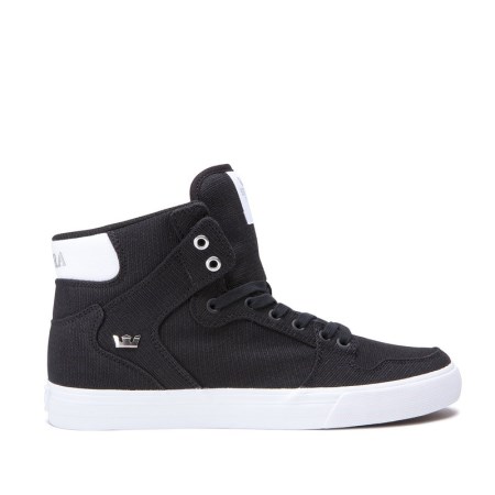 Supra Vaider Svart Høye Sneakers Herre [NO-4-B136]